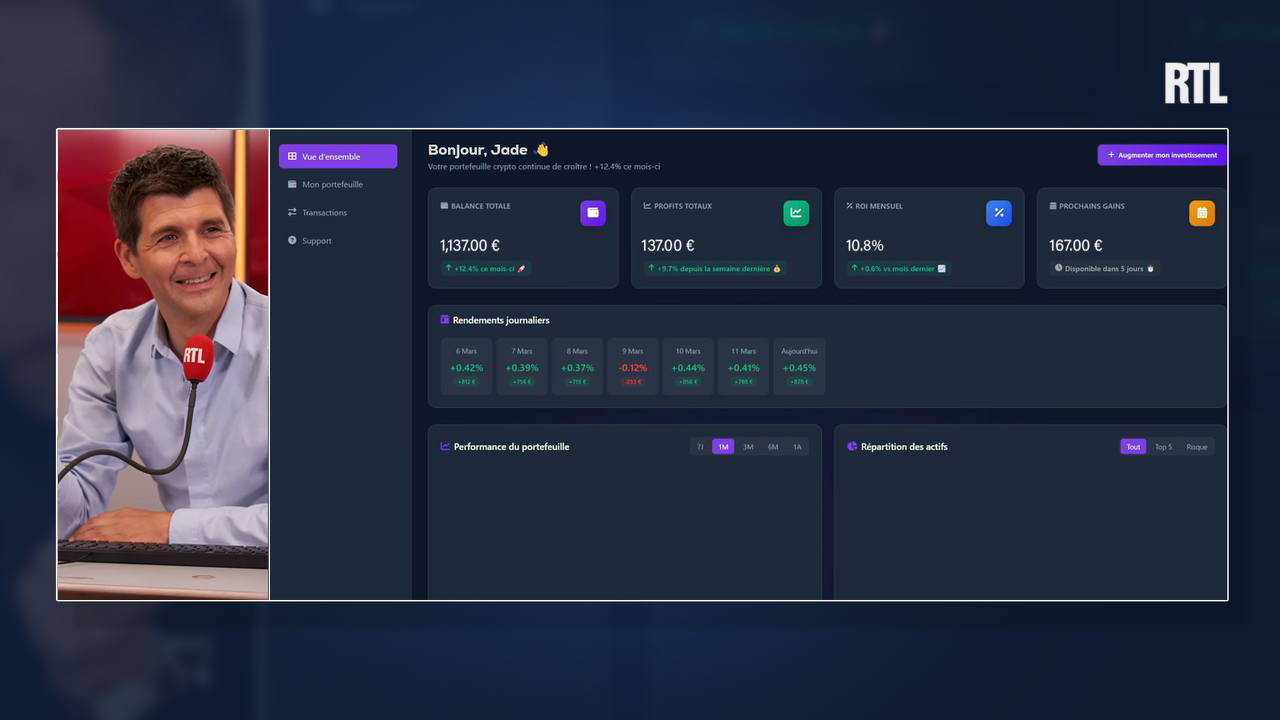 Interface de l'application
